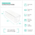 Fridge Storage Medium Containers Set of 2